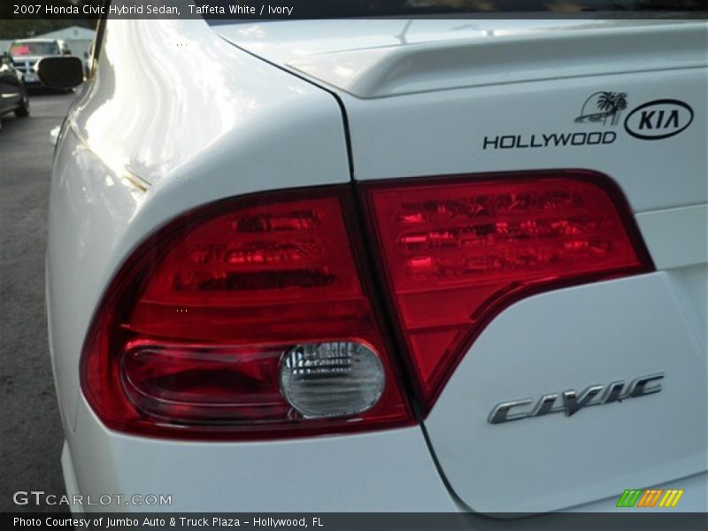 Taffeta White / Ivory 2007 Honda Civic Hybrid Sedan