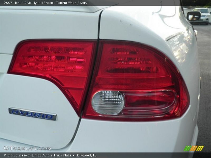 Taffeta White / Ivory 2007 Honda Civic Hybrid Sedan
