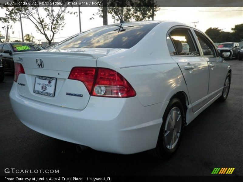 Taffeta White / Ivory 2007 Honda Civic Hybrid Sedan