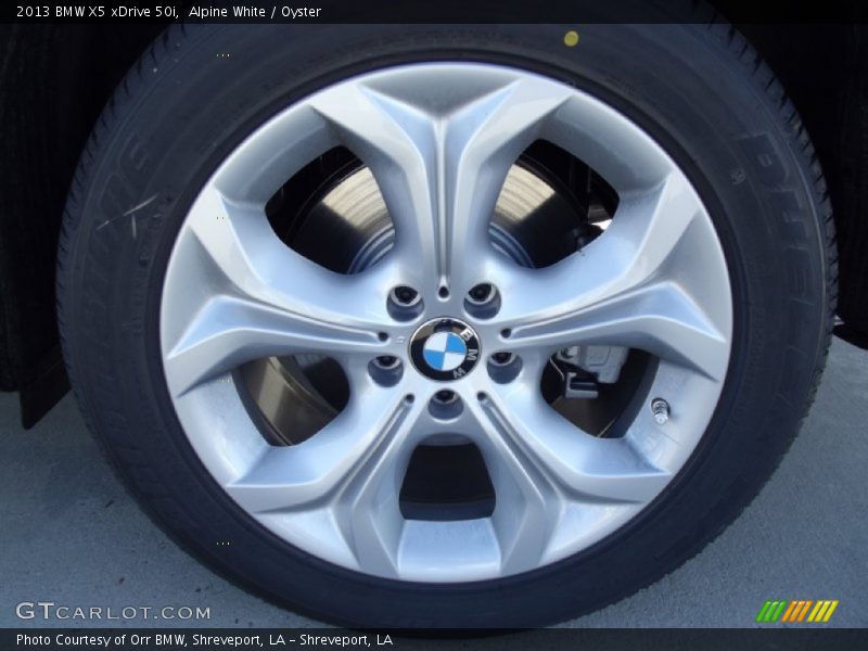 Alpine White / Oyster 2013 BMW X5 xDrive 50i