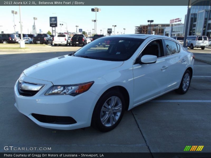 Bellanova White Pearl / Ebony 2013 Acura ILX 2.0L