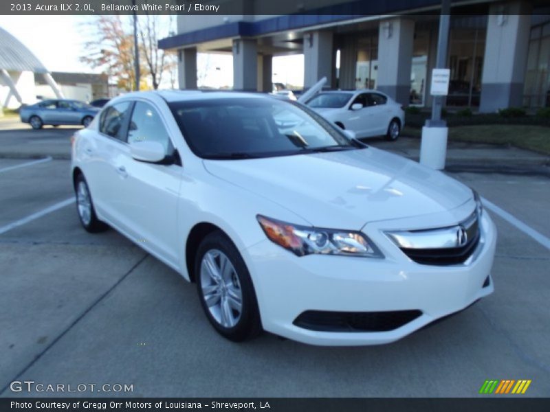 Bellanova White Pearl / Ebony 2013 Acura ILX 2.0L