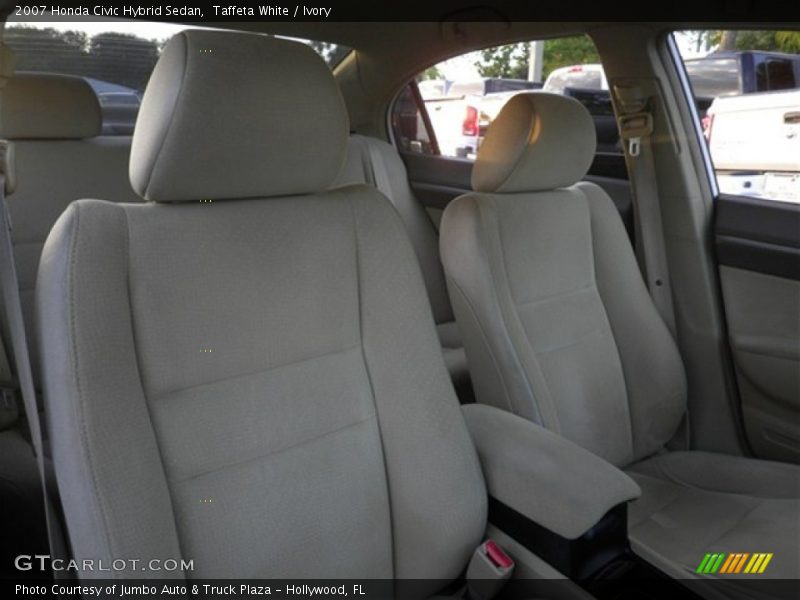 Taffeta White / Ivory 2007 Honda Civic Hybrid Sedan