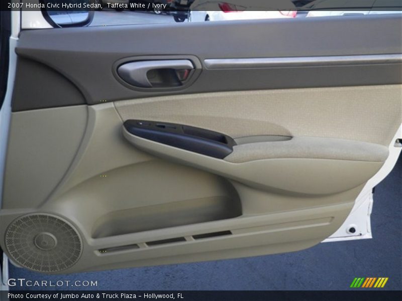 Taffeta White / Ivory 2007 Honda Civic Hybrid Sedan