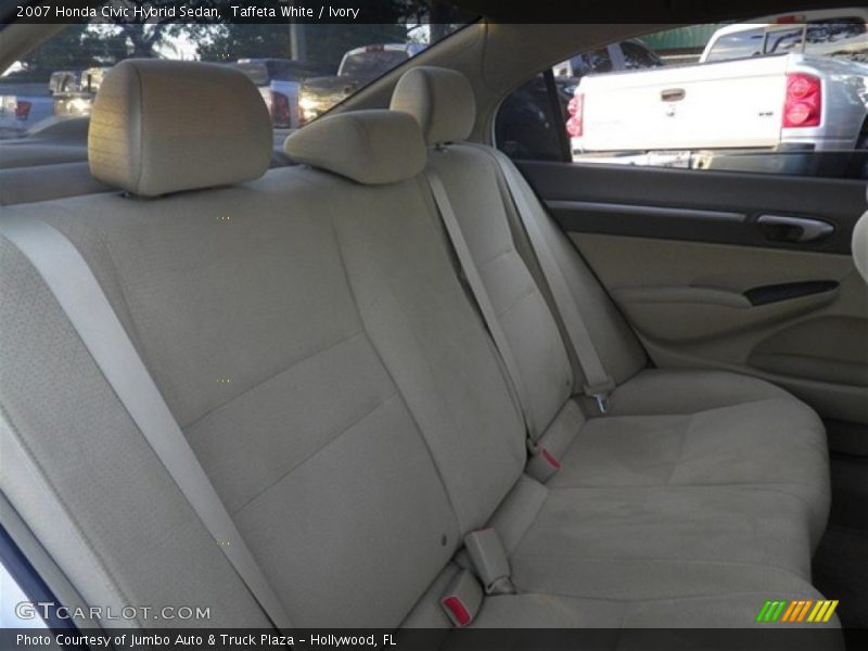 Taffeta White / Ivory 2007 Honda Civic Hybrid Sedan