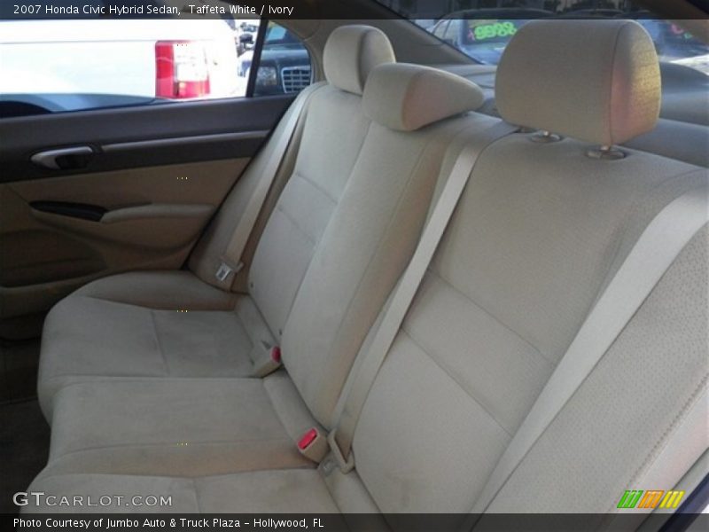 Taffeta White / Ivory 2007 Honda Civic Hybrid Sedan