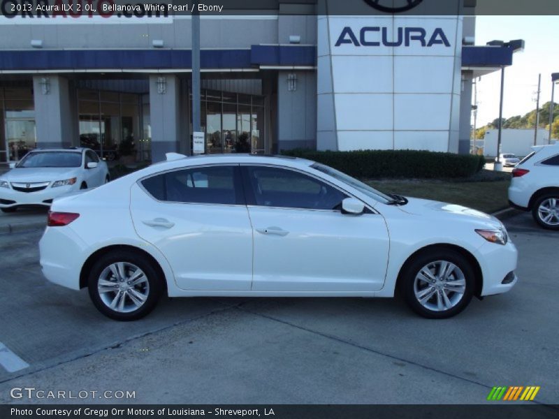 Bellanova White Pearl / Ebony 2013 Acura ILX 2.0L