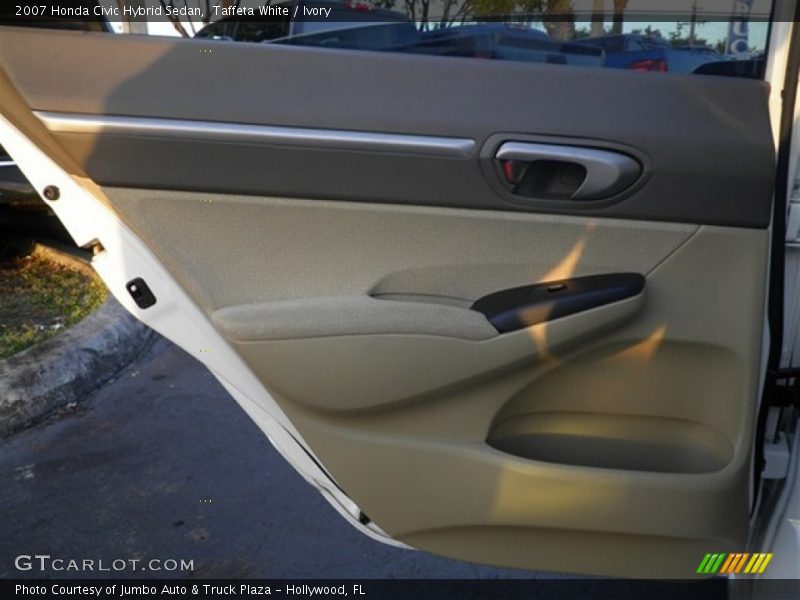 Taffeta White / Ivory 2007 Honda Civic Hybrid Sedan