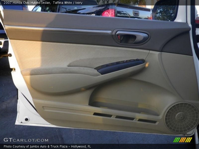 Taffeta White / Ivory 2007 Honda Civic Hybrid Sedan