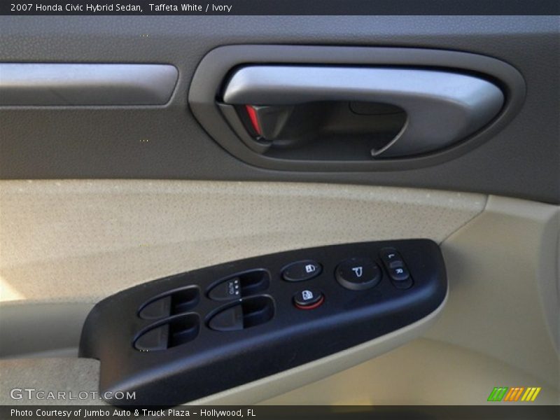 Taffeta White / Ivory 2007 Honda Civic Hybrid Sedan