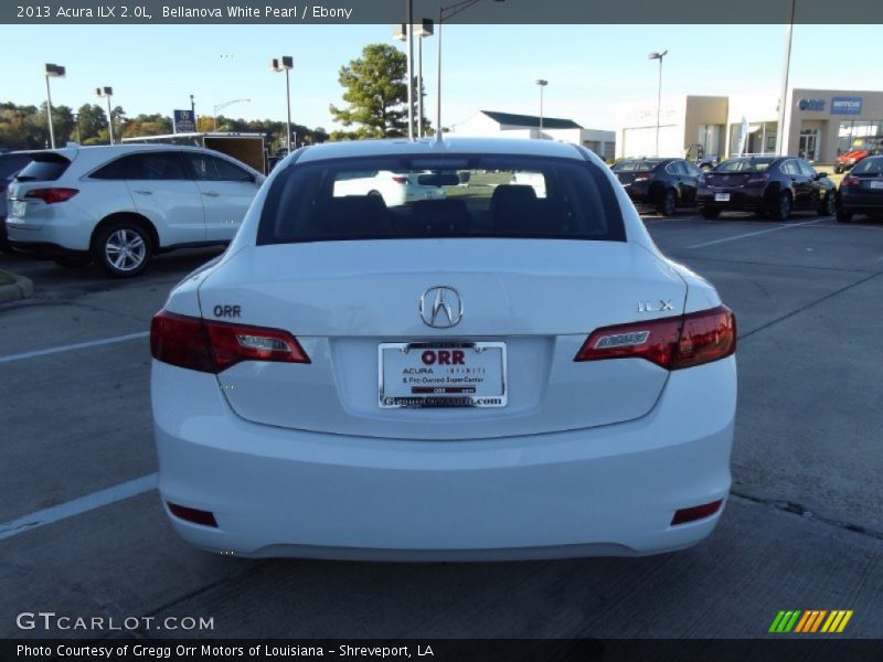 Bellanova White Pearl / Ebony 2013 Acura ILX 2.0L