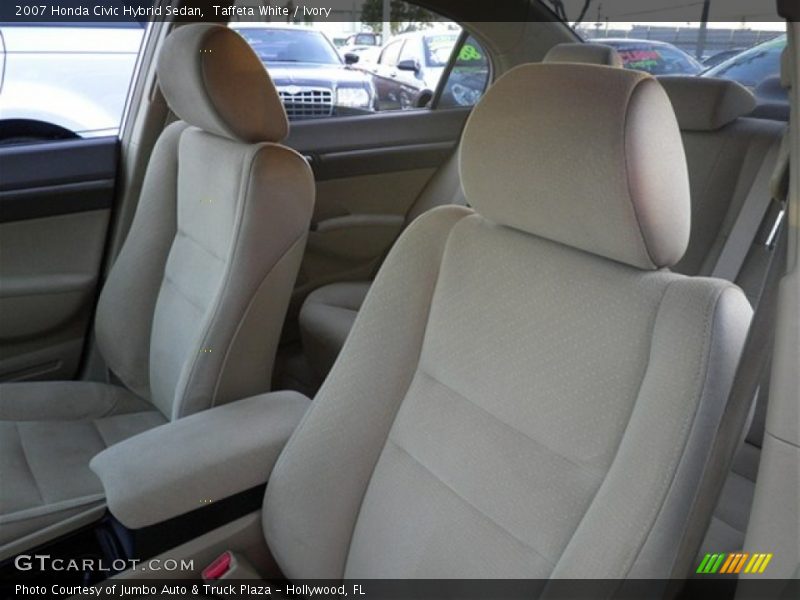 Taffeta White / Ivory 2007 Honda Civic Hybrid Sedan