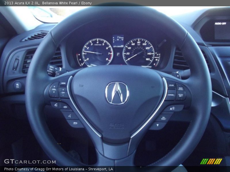 Bellanova White Pearl / Ebony 2013 Acura ILX 2.0L