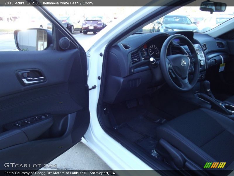 Bellanova White Pearl / Ebony 2013 Acura ILX 2.0L