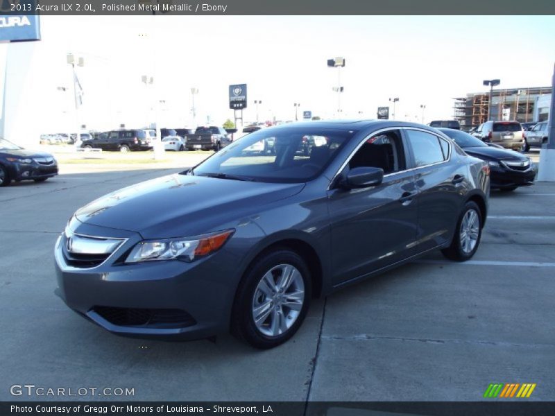 Polished Metal Metallic / Ebony 2013 Acura ILX 2.0L