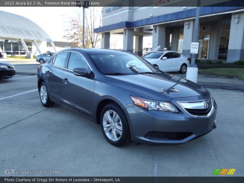 Polished Metal Metallic / Ebony 2013 Acura ILX 2.0L