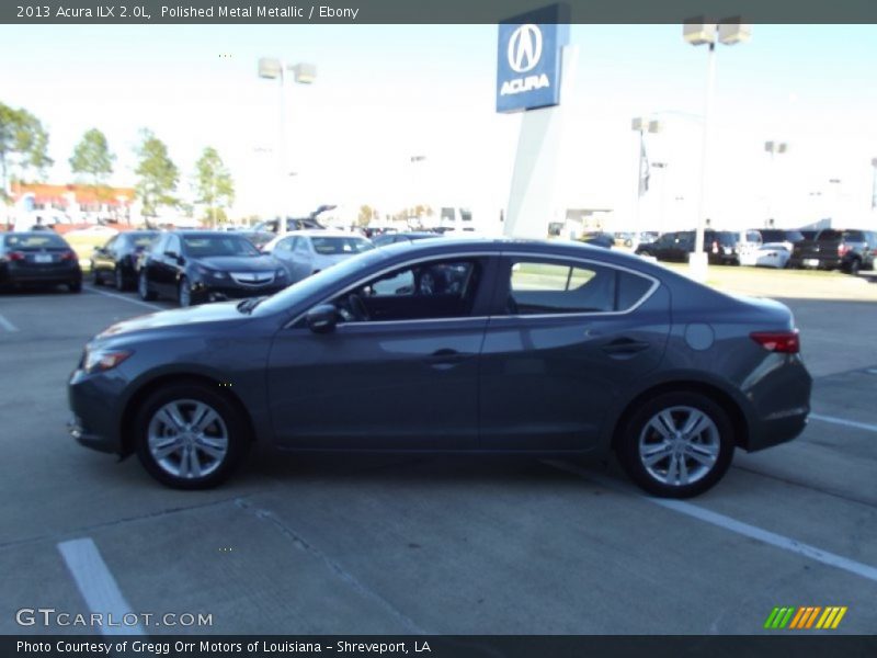 Polished Metal Metallic / Ebony 2013 Acura ILX 2.0L