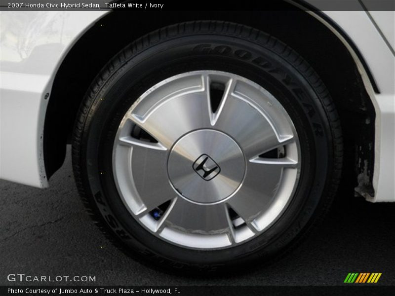 Taffeta White / Ivory 2007 Honda Civic Hybrid Sedan