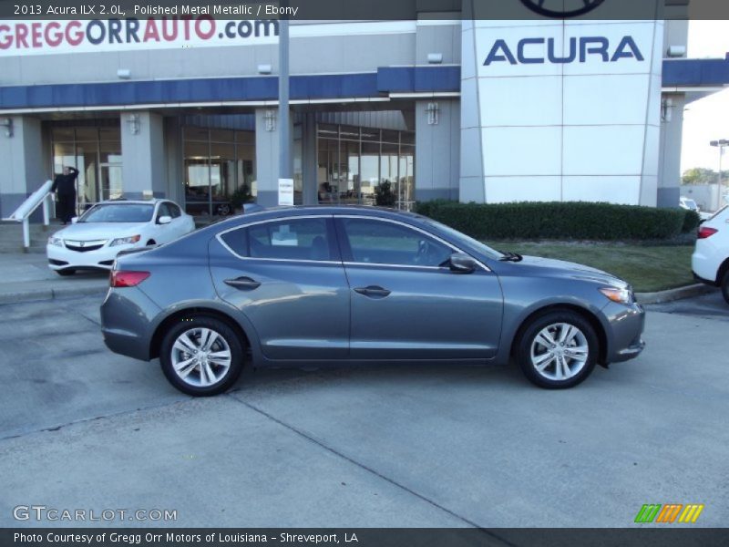 Polished Metal Metallic / Ebony 2013 Acura ILX 2.0L