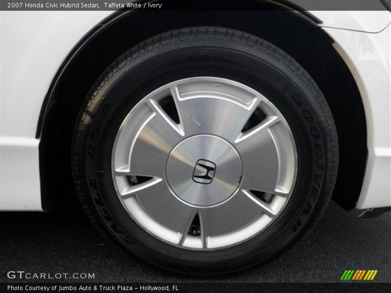 Taffeta White / Ivory 2007 Honda Civic Hybrid Sedan