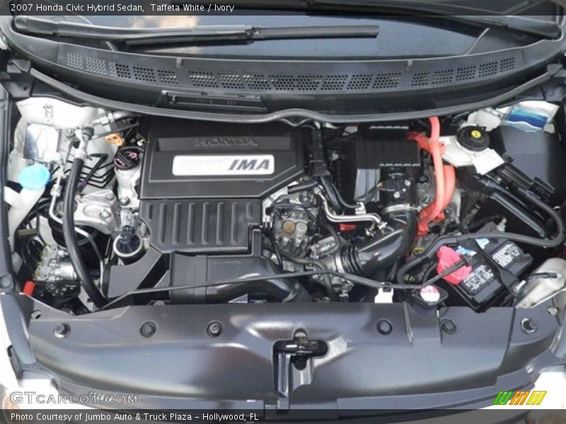 Taffeta White / Ivory 2007 Honda Civic Hybrid Sedan