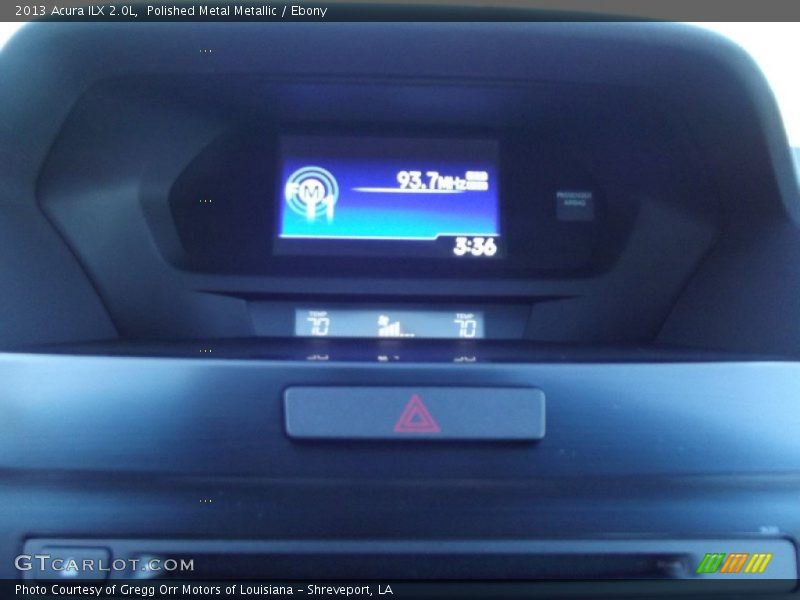 Polished Metal Metallic / Ebony 2013 Acura ILX 2.0L