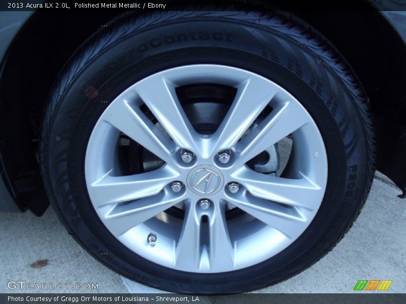 Polished Metal Metallic / Ebony 2013 Acura ILX 2.0L