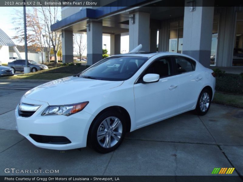 Bellanova White Pearl / Ebony 2013 Acura ILX 2.0L