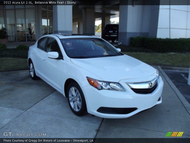 Bellanova White Pearl / Ebony 2013 Acura ILX 2.0L