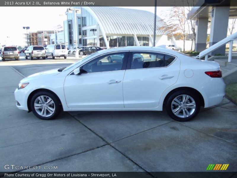 Bellanova White Pearl / Ebony 2013 Acura ILX 2.0L