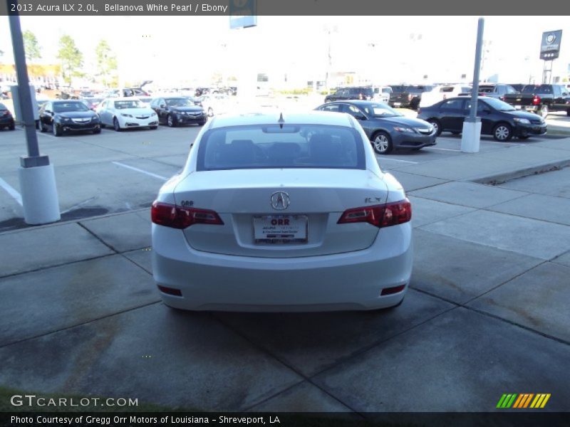 Bellanova White Pearl / Ebony 2013 Acura ILX 2.0L