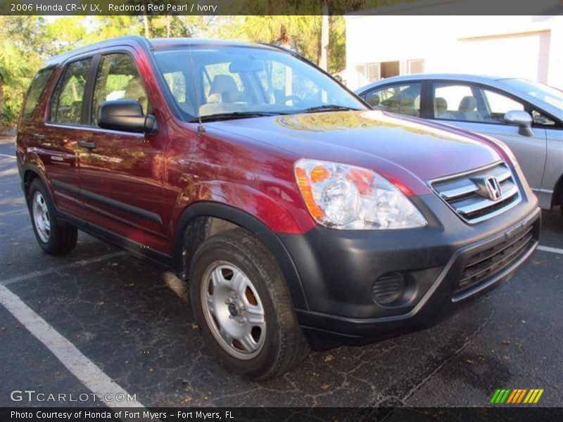 Redondo Red Pearl / Ivory 2006 Honda CR-V LX