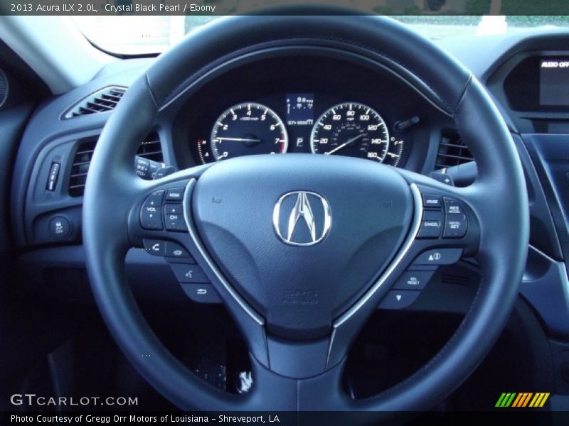 Crystal Black Pearl / Ebony 2013 Acura ILX 2.0L