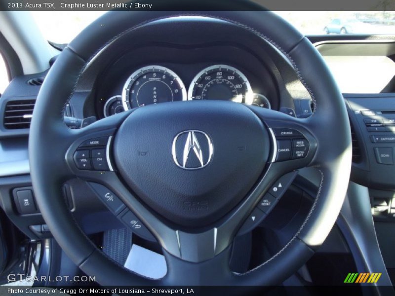 Graphite Luster Metallic / Ebony 2013 Acura TSX