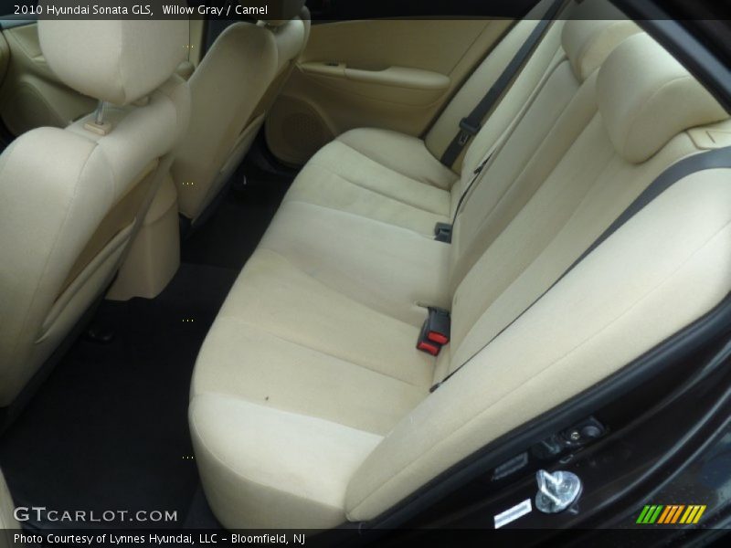 Willow Gray / Camel 2010 Hyundai Sonata GLS