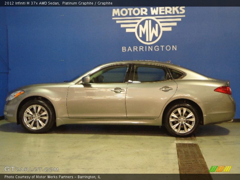 Platinum Graphite / Graphite 2012 Infiniti M 37x AWD Sedan