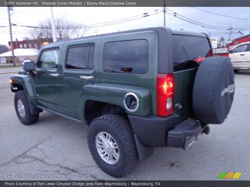 Shadow Green Metallic / Ebony Black/Shadow Green 2006 Hummer H3