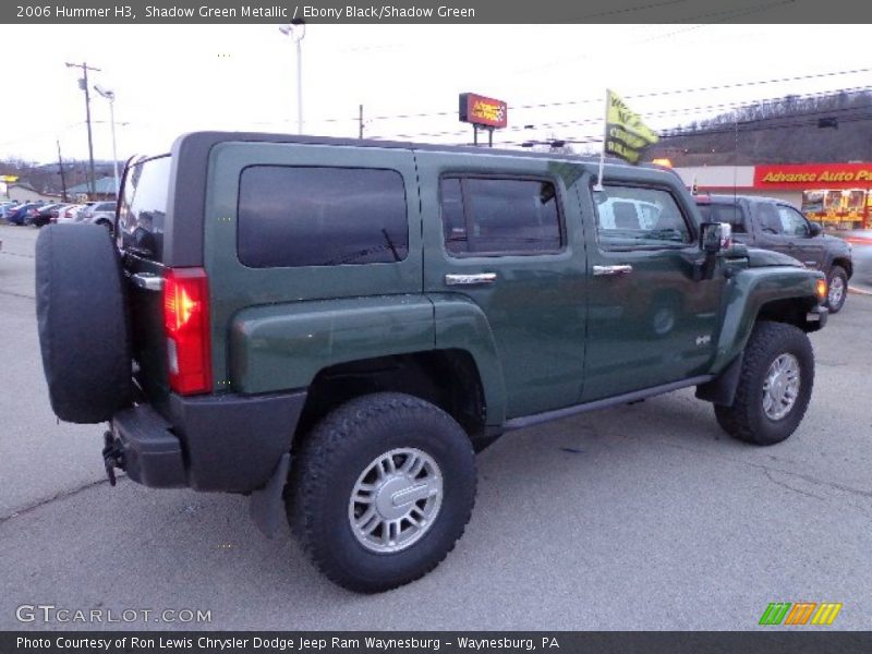 Shadow Green Metallic / Ebony Black/Shadow Green 2006 Hummer H3