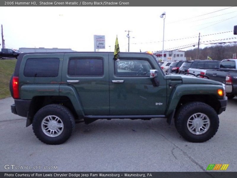 Shadow Green Metallic / Ebony Black/Shadow Green 2006 Hummer H3