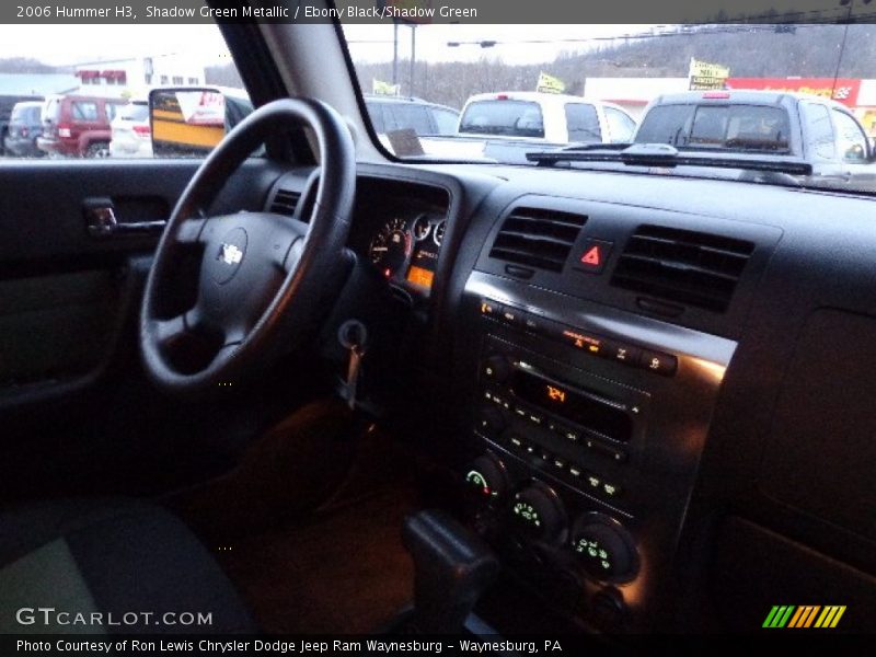 Shadow Green Metallic / Ebony Black/Shadow Green 2006 Hummer H3