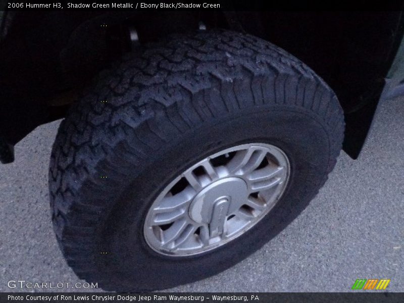 Shadow Green Metallic / Ebony Black/Shadow Green 2006 Hummer H3