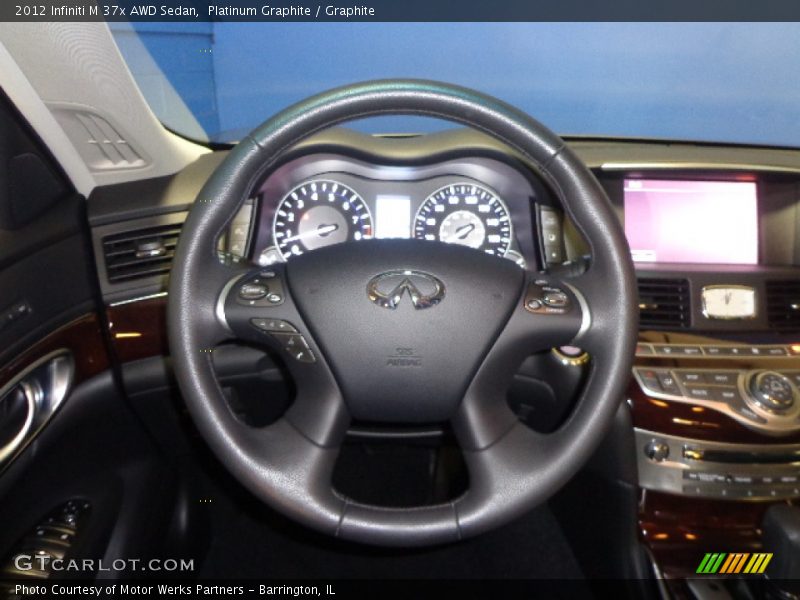 Platinum Graphite / Graphite 2012 Infiniti M 37x AWD Sedan