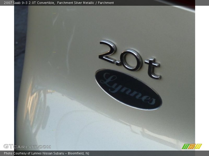 Parchment Silver Metallic / Parchment 2007 Saab 9-3 2.0T Convertible
