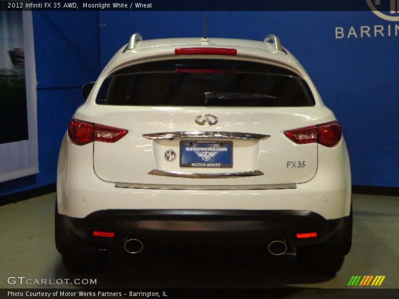 Moonlight White / Wheat 2012 Infiniti FX 35 AWD