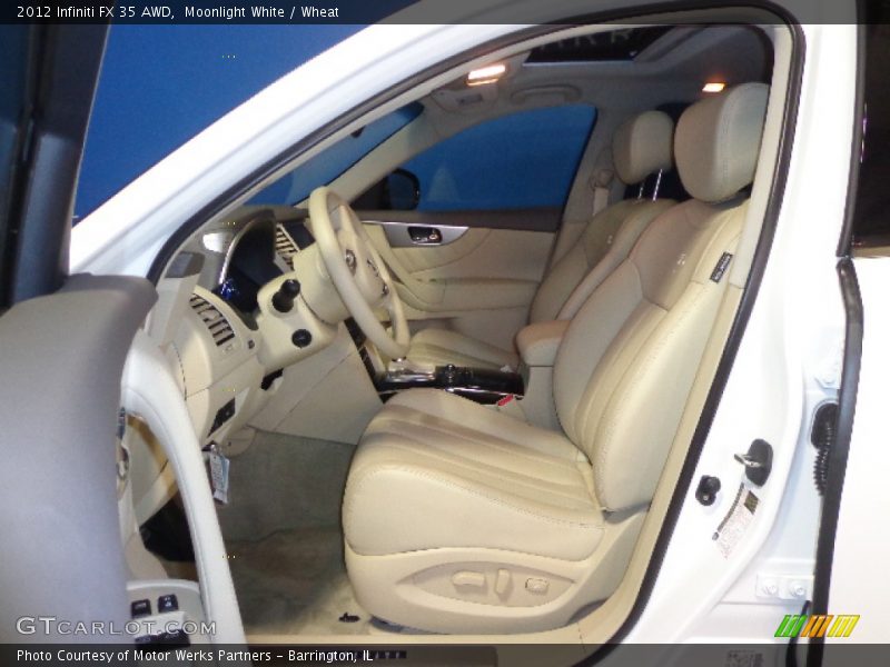 Moonlight White / Wheat 2012 Infiniti FX 35 AWD