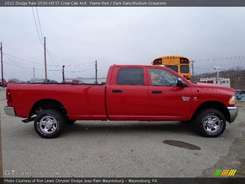Flame Red / Dark Slate/Medium Graystone 2012 Dodge Ram 3500 HD ST Crew Cab 4x4
