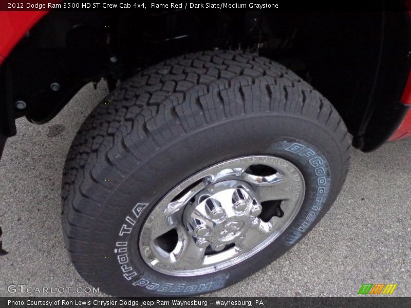 Flame Red / Dark Slate/Medium Graystone 2012 Dodge Ram 3500 HD ST Crew Cab 4x4