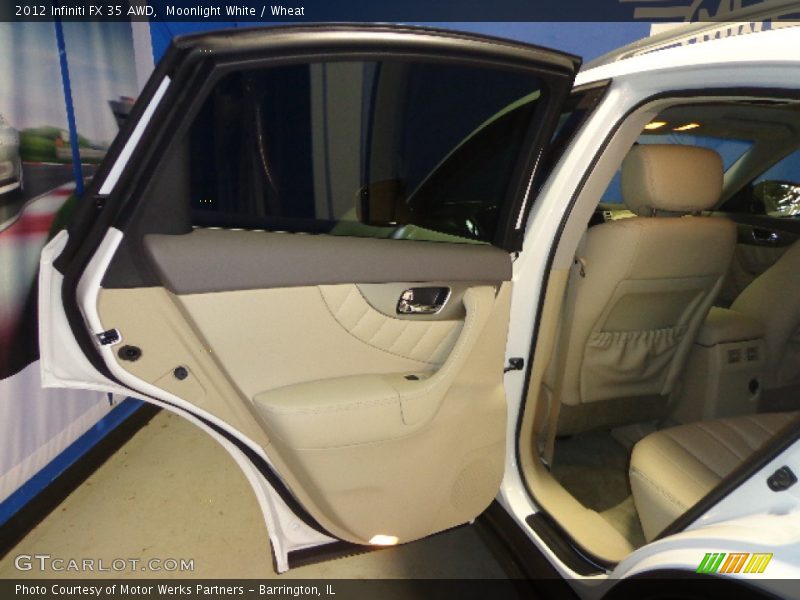 Moonlight White / Wheat 2012 Infiniti FX 35 AWD