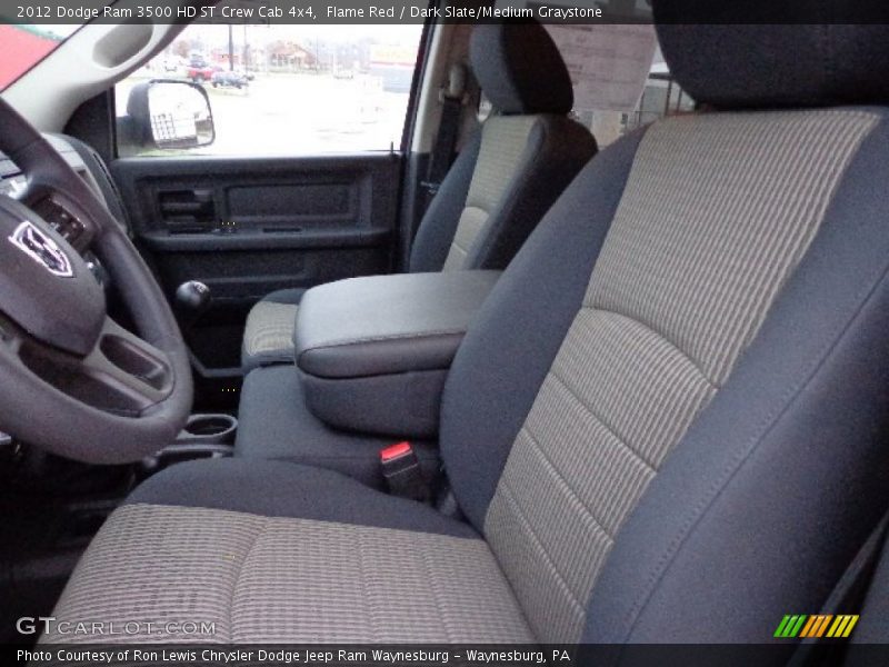 Flame Red / Dark Slate/Medium Graystone 2012 Dodge Ram 3500 HD ST Crew Cab 4x4