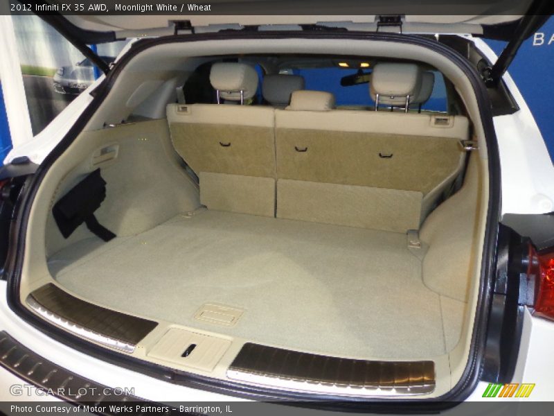 Moonlight White / Wheat 2012 Infiniti FX 35 AWD